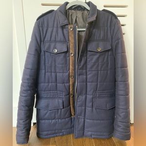 Suitsupply Men’s Winter Jacket/Parka - Navy Size Small
